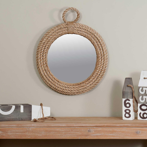 Birch Lane??? Thistle Round Rope Wall Mirror & Reviews Wayfair